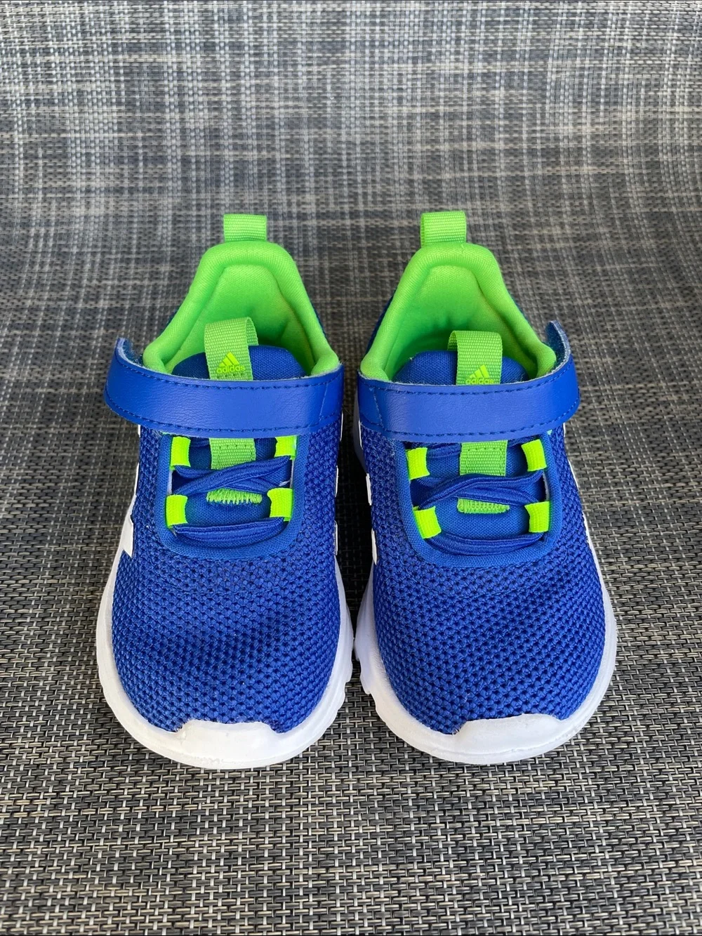 Adidas Kids Racer TR23 Royal Blue/Lucid Lime Sneakers Active shoes Infant size 5